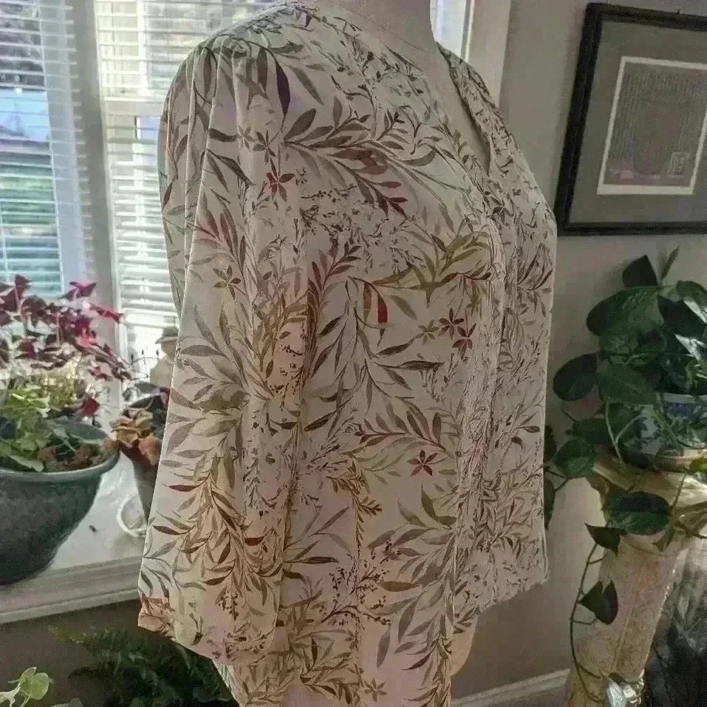 NYJD Women's Pintuck Utopia Blouse Size XL - Picture 13 of 13